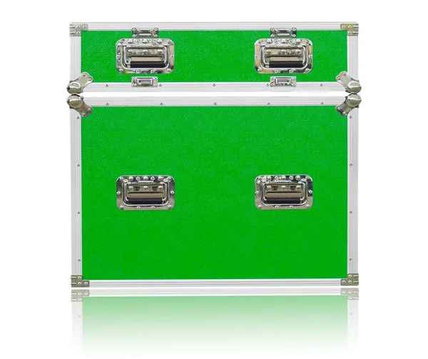 New green toolbox with shadow — Stock Photo, Image