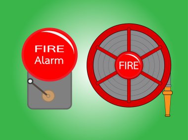 Bell alarm ve yangın hortum reel