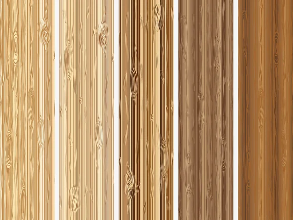 Vektor, Holz Textur Set — Stockvektor