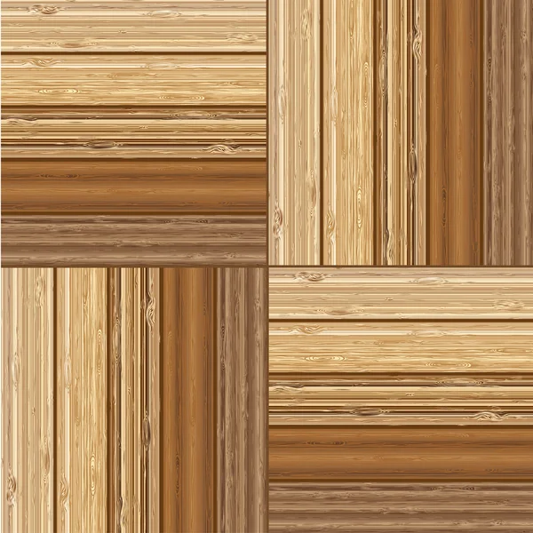 Suelo de parquet de madera con motivos naturales — Vector de stock