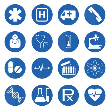Tıp ve bilim Icon set