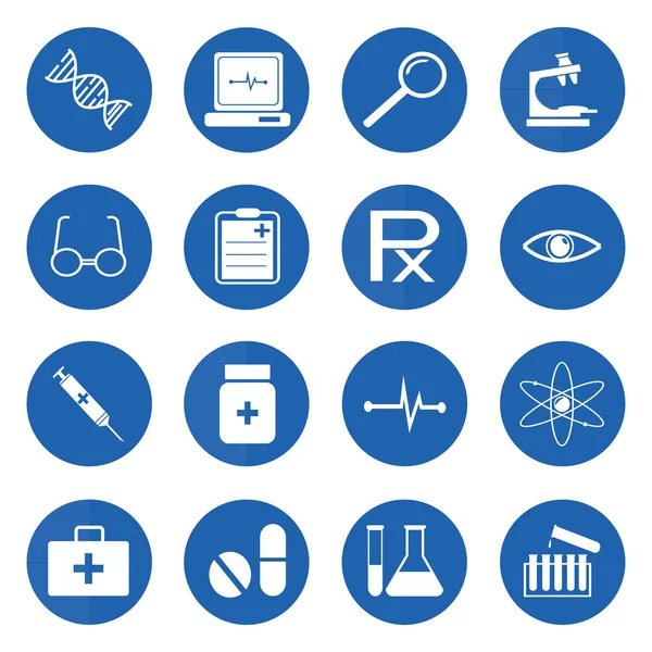 Medical and science icon set — Stock Photo, Image