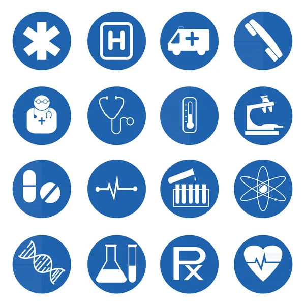 Medical and science icon set — Stock Photo, Image