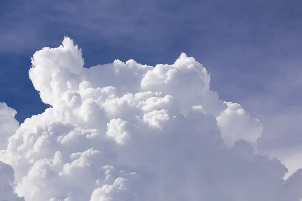 White clouds closeup in blue sky — Stock Photo, Image