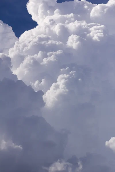 White clouds closeup in blue sky — Stock Photo, Image