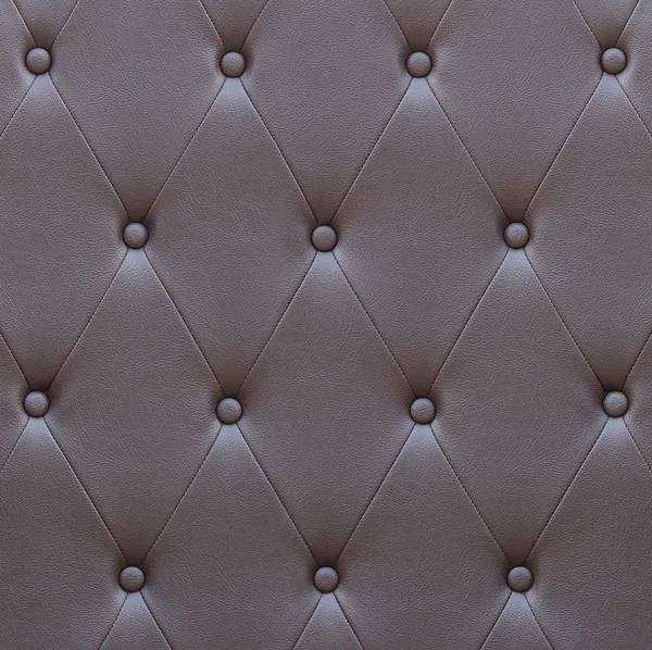 Pattern of brown leather seat upholstery — Stock Photo, Image