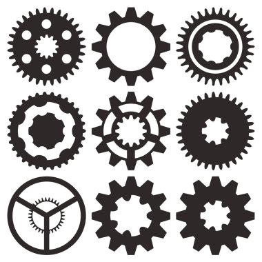  collection of gear wheels