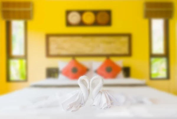 Blurred image interior of  bedroom — Stock Photo, Image