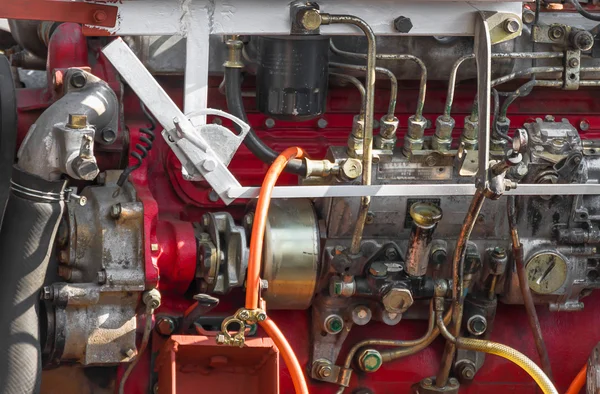 Dieselový motor část elektrárny — Stock fotografie