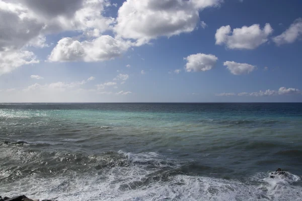 Grov Havet Molnig Himmel — Stockfoto