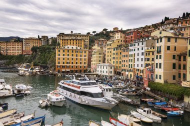 Camogli Port Cenova yakınındaki