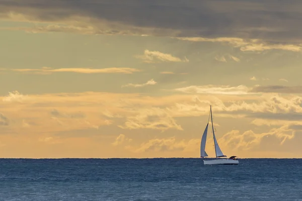 Mer au coucher du soleil Images De Stock Libres De Droits