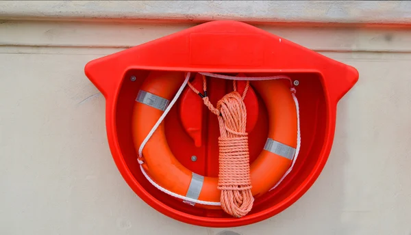 Lifebuoy for boats — Stock Photo, Image