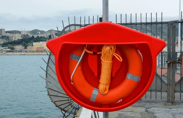 Lifebuoy for boats — Stock Photo, Image