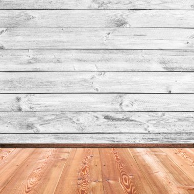 ahşap tahta duvar ve döşeme iç arka