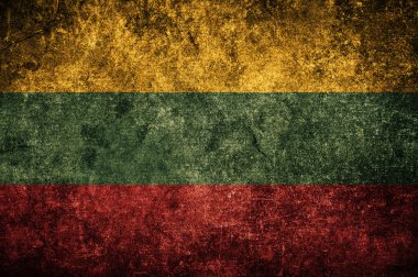 벽에 리투아니아 깃발