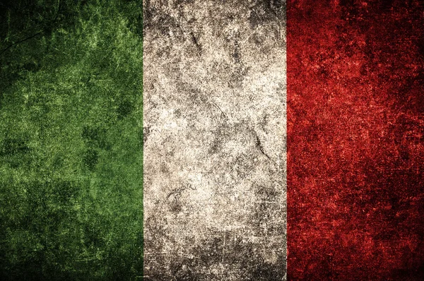 Drapeau Italie sur le mur — Photo