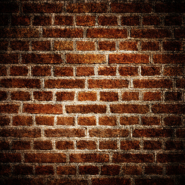 Red brick wall background