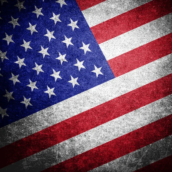 USA flag on the wall. United States of America — Stock Photo, Image