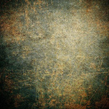 Paslı renkli grunge beton duvar 