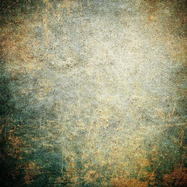 Paslı renkli grunge beton duvar 