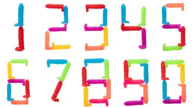 Arapça dildolarla bestelenmiş renkli sabun dildoları