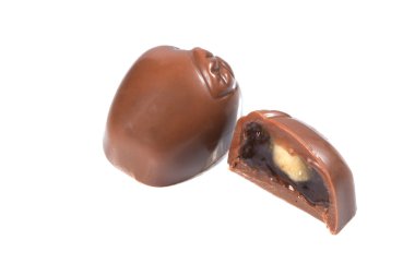 elma şeklinde lezzetli çikolata şeker