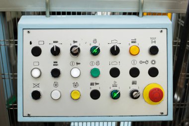 Denetim Masası - düğme simgeleri ile yakın çekim