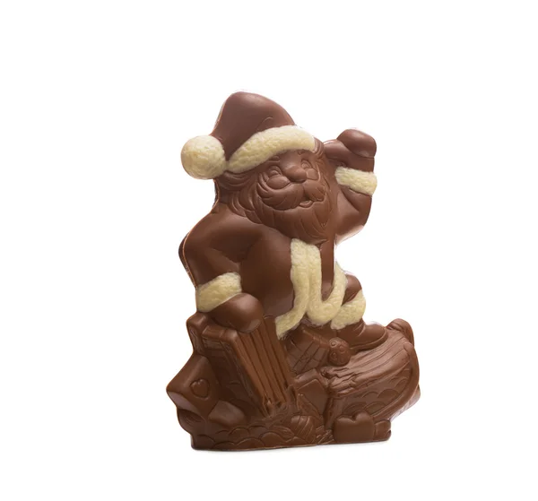 Lezzetli çikolata Noel Baba'nın görüntü — Stok fotoğraf