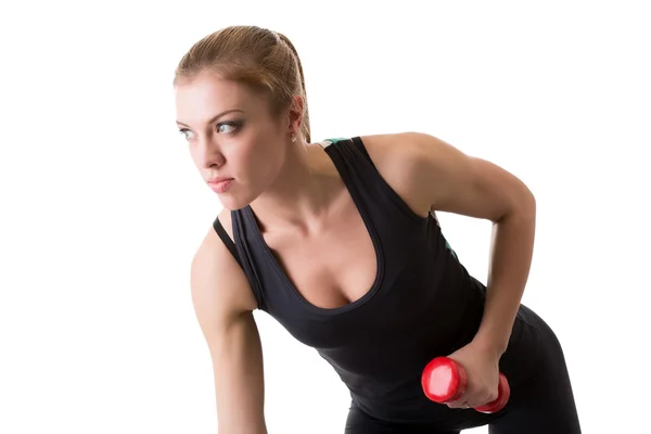 Retrato de bonita atleta con piel sana — Foto de Stock