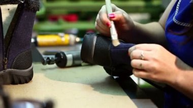 İşçi botları ele ve konveyör için transfer