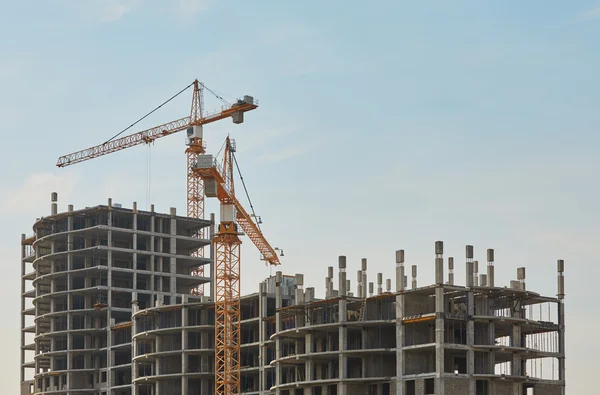 Construction of new apartment building — Stock Photo, Image