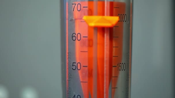 Measuring filter, close-up — Stock Video