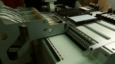 Led panel üretim makine görünümünü üretmektedir