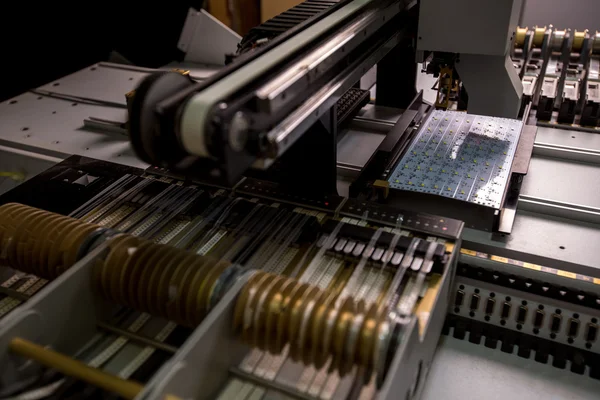 Immagine del pannello LED nel processo di produzione — Foto Stock