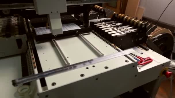 Production process of manufacturing LED panels — Stock Video