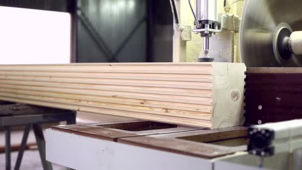在锯木厂型材模具的制造 — 图库视频影像