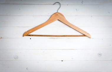 ahşap elbise askısı