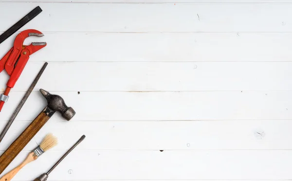 Conjunto de instrumentos con espacio de texto — Foto de Stock