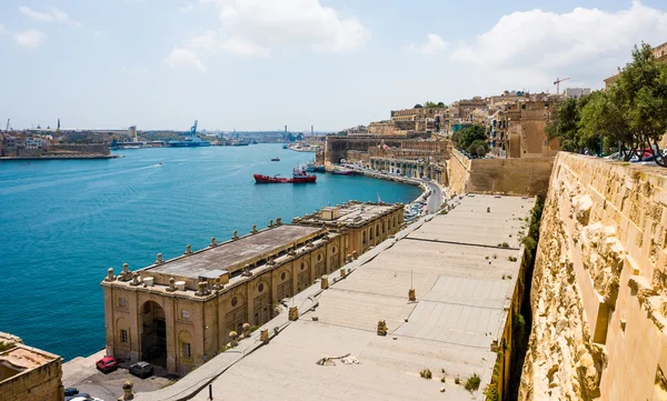 Vista sobre Valletta do mar — Fotografia de Stock