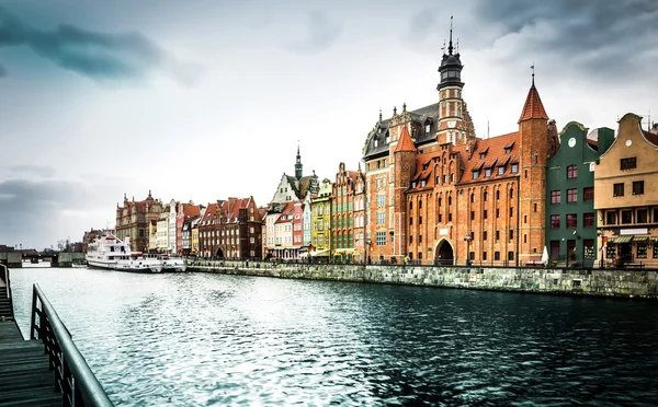 Gdansk óvárosának — Stock Fotó