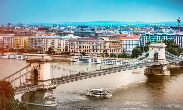Zobrazit v Budapešti a Dunaj — Stock fotografie