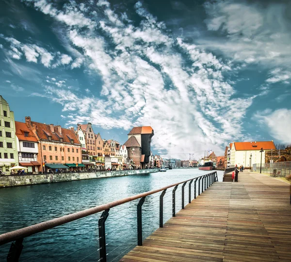 Oude stad van Gdansk — Stockfoto