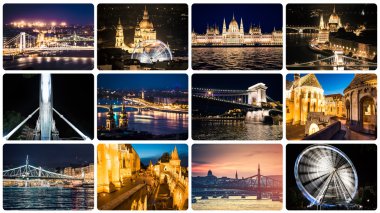 Budapeşte yerler gece kolaj