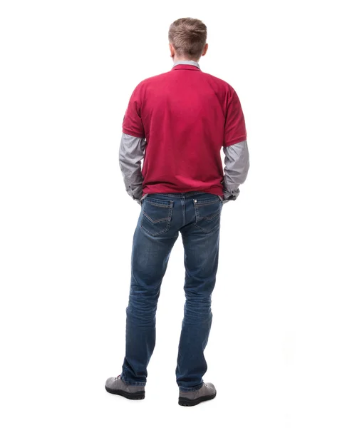 Back view of a casual style man Stock Image