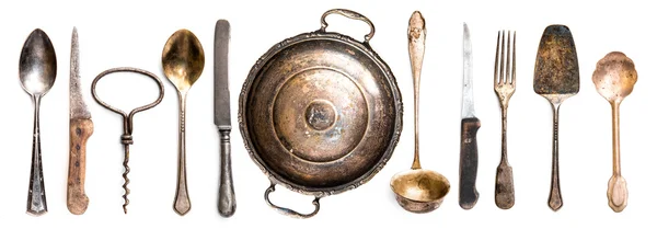 Antique kitchen utensils — Stock Photo, Image