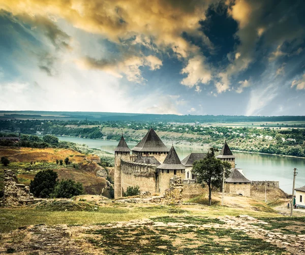 Φρούριο Khotyn στην Ουκρανία — Φωτογραφία Αρχείου