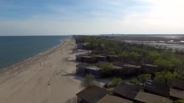 Odessa Körfezi'Beach eski evleri