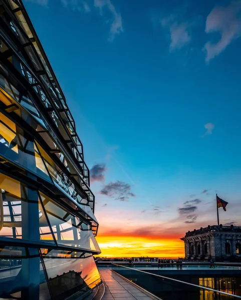 Reichstag大楼圆顶 — 图库照片