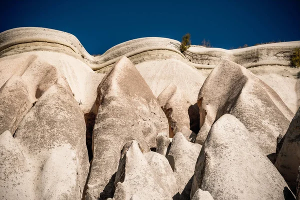 Montañas pedregosas de Capadocia — Foto de Stock